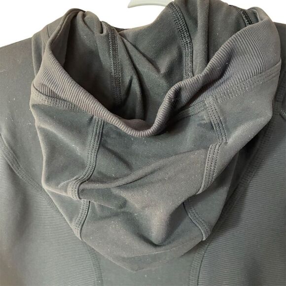 Lululemon Women's Black Half Zip Hooded Pullover Hoodie Size L - Picture 8 of 12